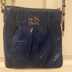 Coach bag- navy cross body